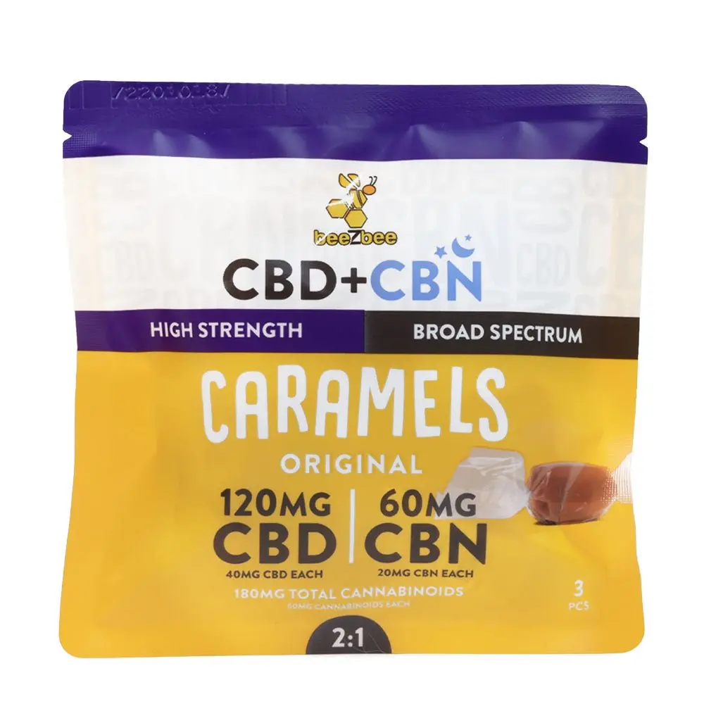 Cbd+Cbn Caramels, High Strength 1