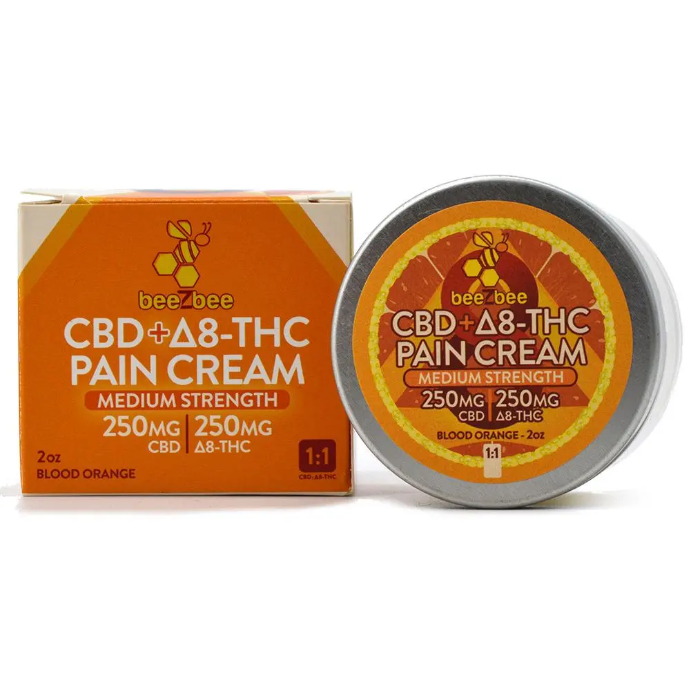 Cbd+Delta-8 Thc Pain Cream, Medium Strength 1