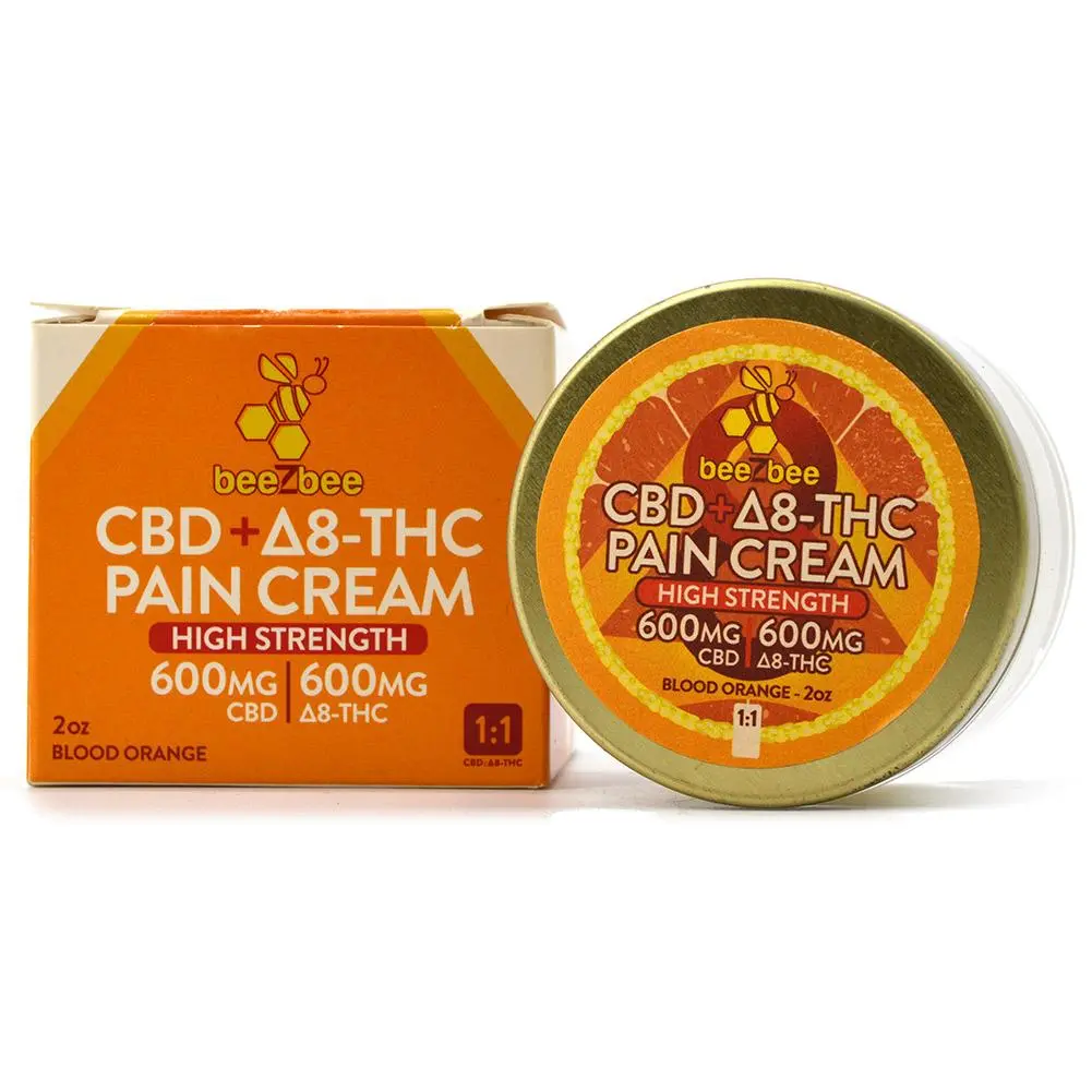 Cbd + Delta-8 Thc Pain Cream, High Strength 1
