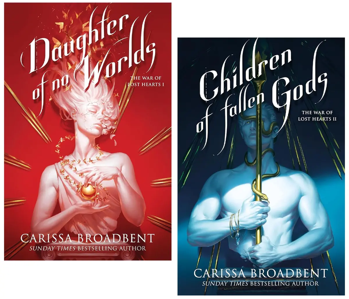 The War Of Lost Hearts Series By Carissa Broadbent 2 Books Collection Set - Fiction - Hardback 1