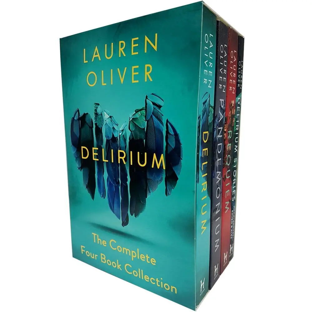 Damaged - Delirium: The Complete 4 Books Collection By Lauren Oliver - Young Adult - Paperback - T 55 1