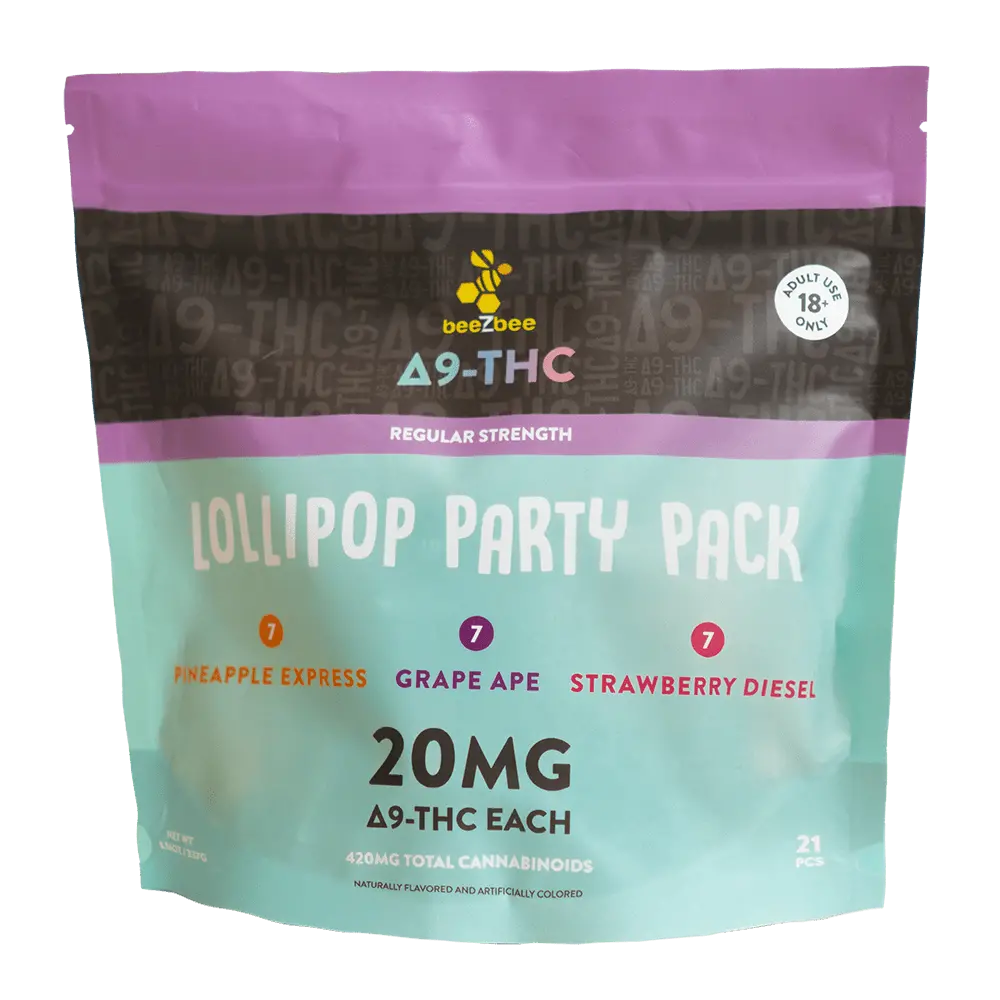 Delta-9 Thc Terpene Lollipop Party Pack 1