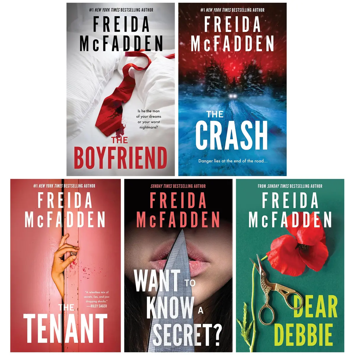 Freida Mcfadden Collection 5 Books Set - Fiction - Paperback 1