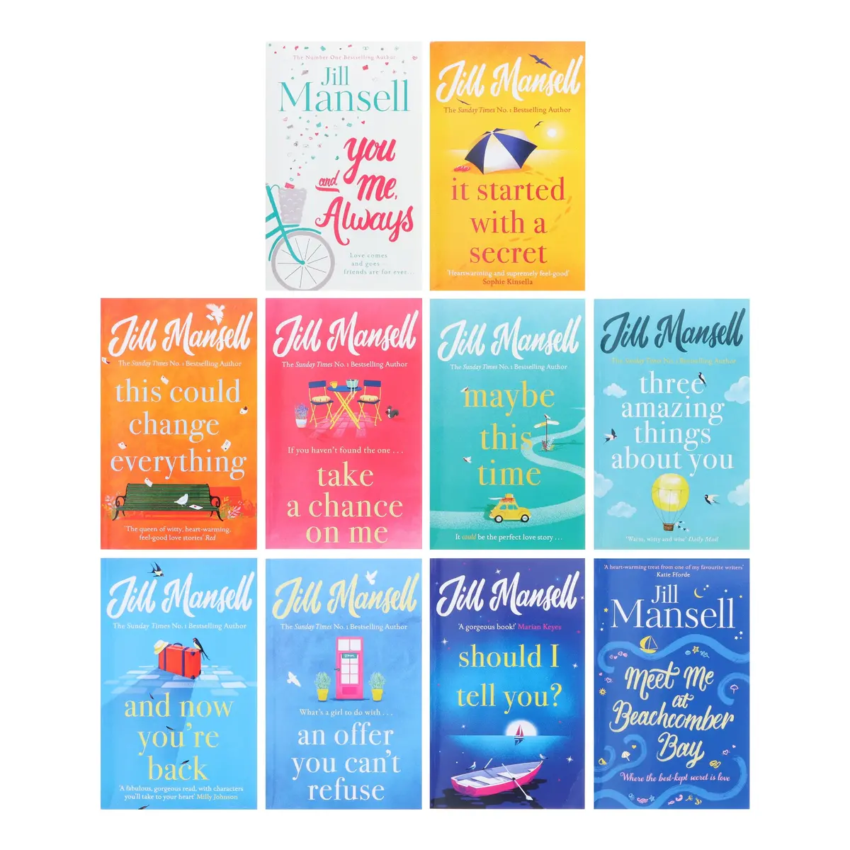 Damaged - Jill Mansell 10 Books - Fiction - Paperback - V 37 1