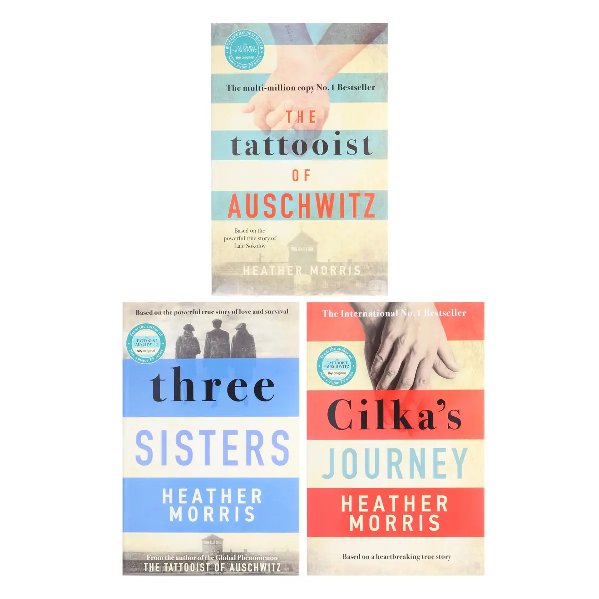 Damaged - The Tattooist Of Auschwitz By Heather Morris 3 Books Collection Set - Fiction - Paperback - I 33 1