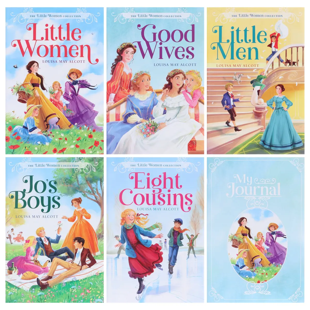 Damaged - Louisa May Alcott Family Favorites Collection 6 Books Set - Ages 8-12 - Paperback - I 37 1
