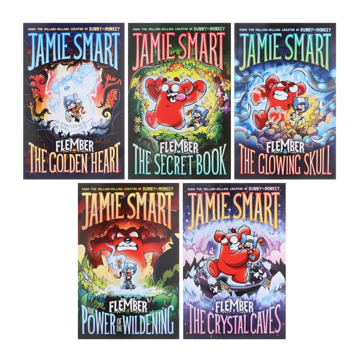Damaged - Flember Series By Jamie Smart 5 Books - Ages 9-11 - Paperback - V 32 1