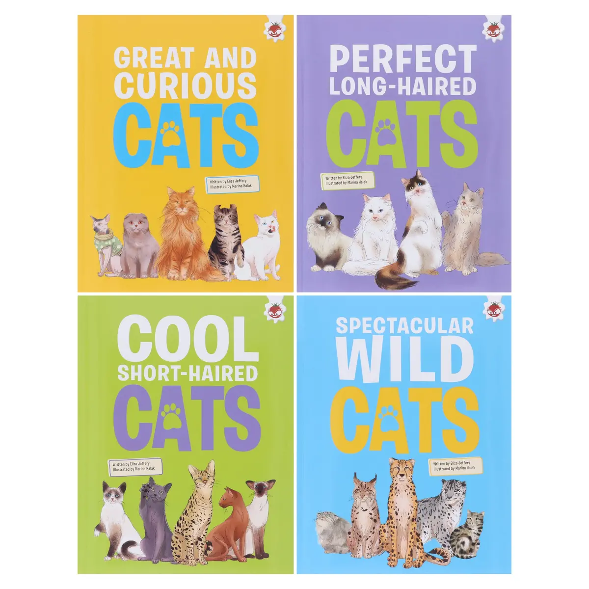 Cats Series By Eliza Jeffery Illustrated 4 Books Collection Set - Ages 4+ - Paperback 1