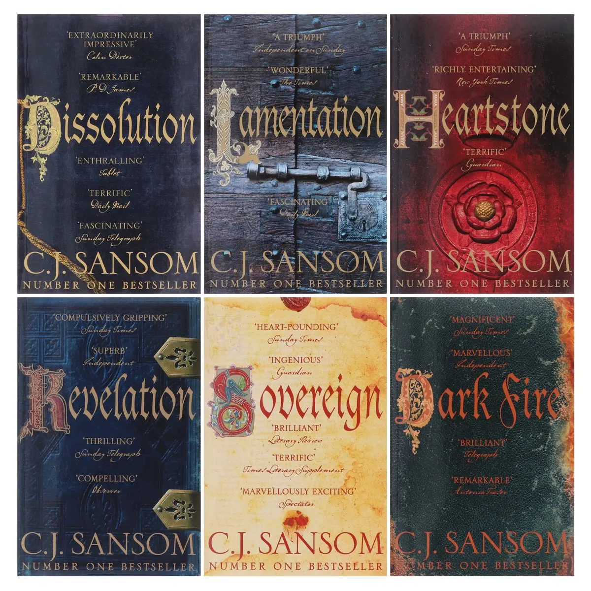Damaged - Shardlake Series By C J Sansom 6 Books Collection Set - Fiction - Paperback - I 33 1
