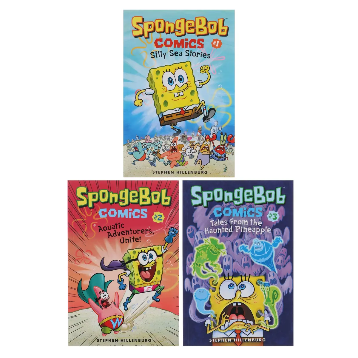 Spongebob Comics By Stephen Hillenburg 3 Books Collection Set - Ages 8-12 - Paperback 1