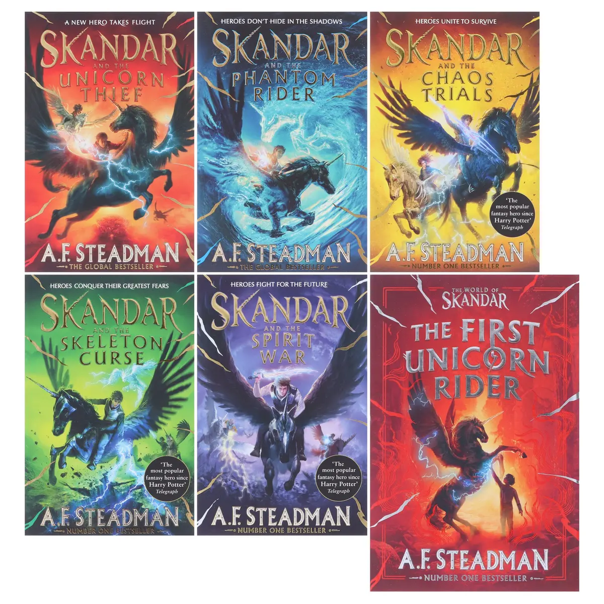 Skandar Series By A.F. Steadman 6 Books Collection Set - Ages 9-12 - Paperback/Hardback 2