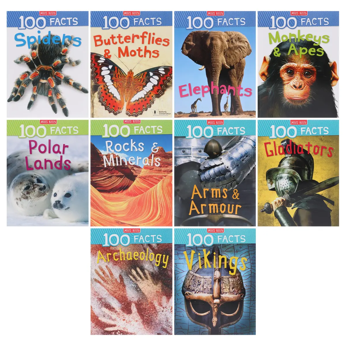 Damaged - 100 Facts Series By Steve Parker & Others 10 Books Collection Set - Ages 7+ - Paperback - I 37 1