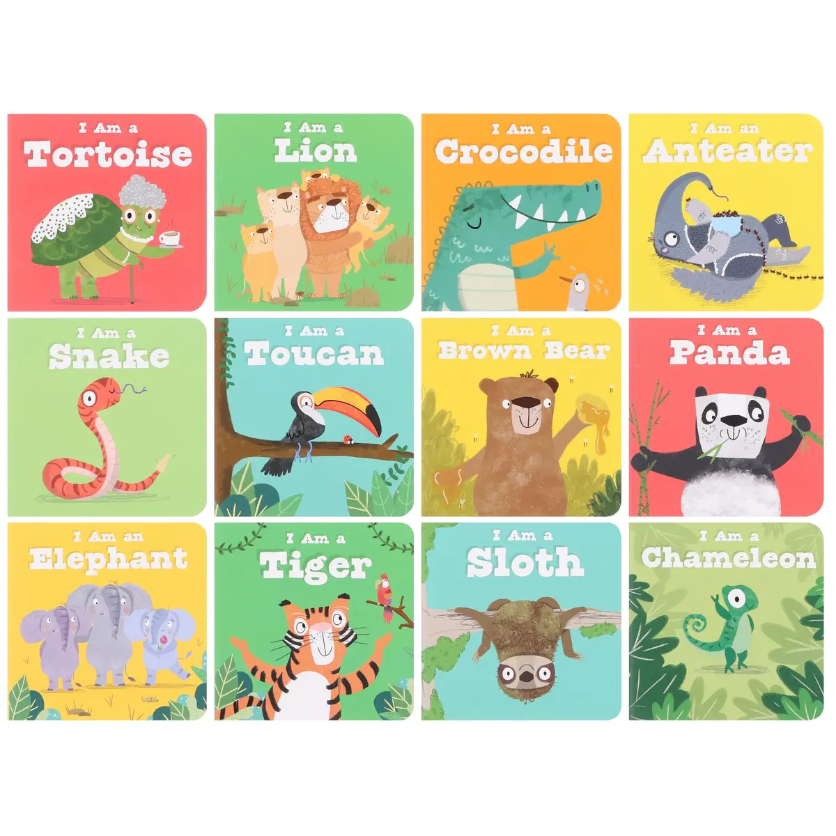 Damaged - A Case Of Wild Animals By Sweet Cherry Publishing 12 Books - Ages 3-5 - Board Book - V33 1