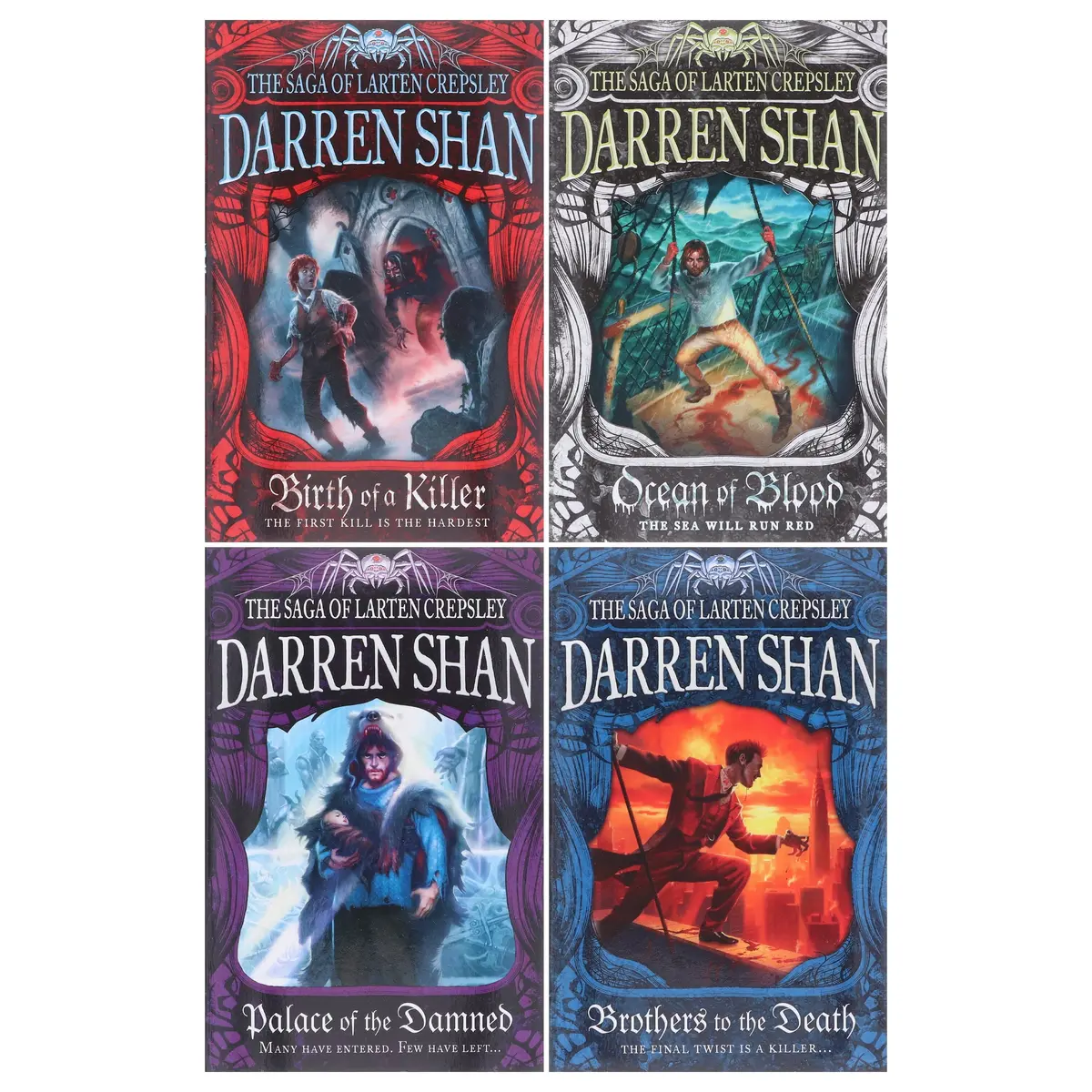 Damaged - The Saga Of Larten Crepsley Series 4 Books Collection Set By Darren Shan - Ages 9+ - Paperback -  I 37 1