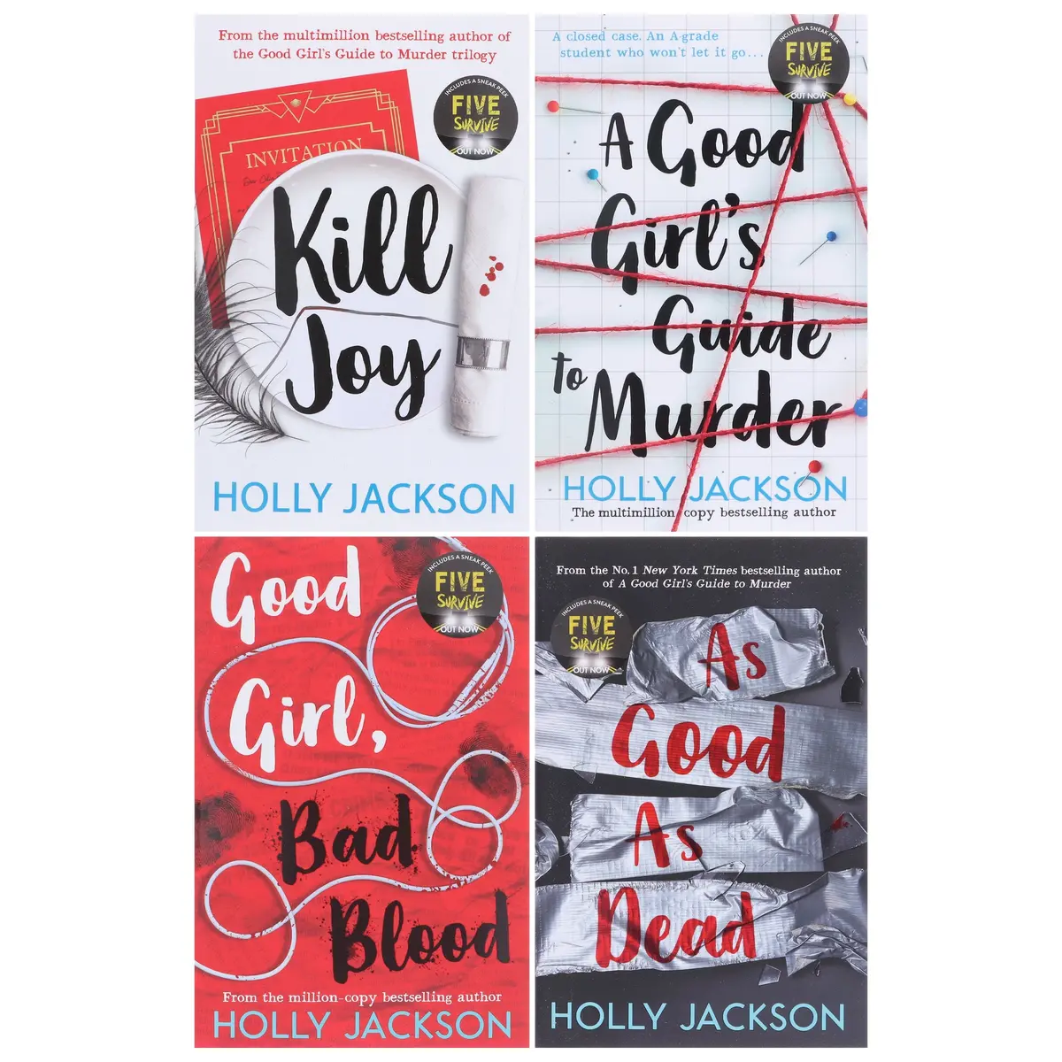 Damaged - A Good Girl’S Guide To Murder Series By Holly Jackson 4 Books - Ages 14+ - Paperback - V 32 1
