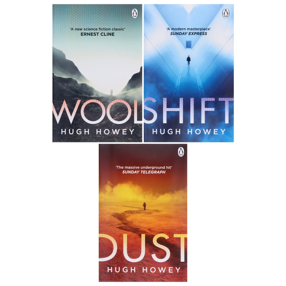 Damaged - Silo Series By Hugh Howey 3 Books - Fiction - Paperback - V 37 1