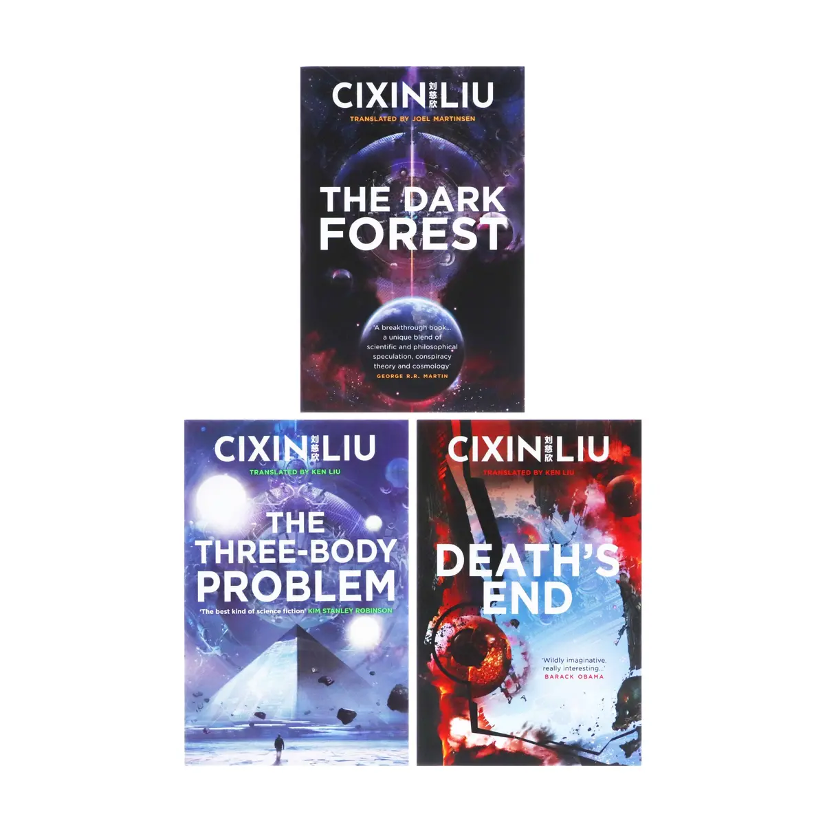 Damaged - 3 Body Problem By Cixin Liu: Remembrance Of Earth's Past Trilogy 3 Books - Fiction - Paperback - V 32 1