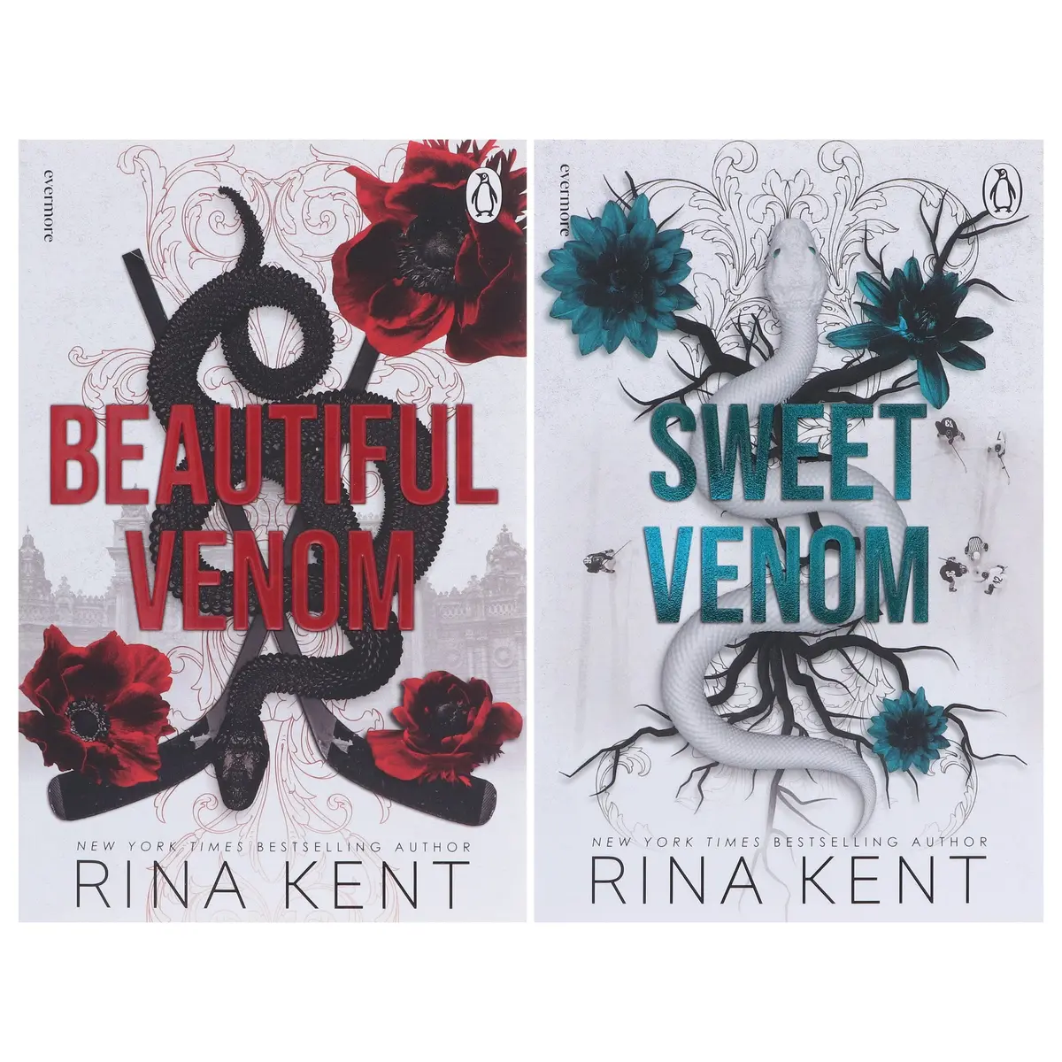 Vipers Series (Beautiful Venom & Sweet Venom) By Rina Kent 2 Books Collection Set - Dark Romance Fiction - Paperback 2