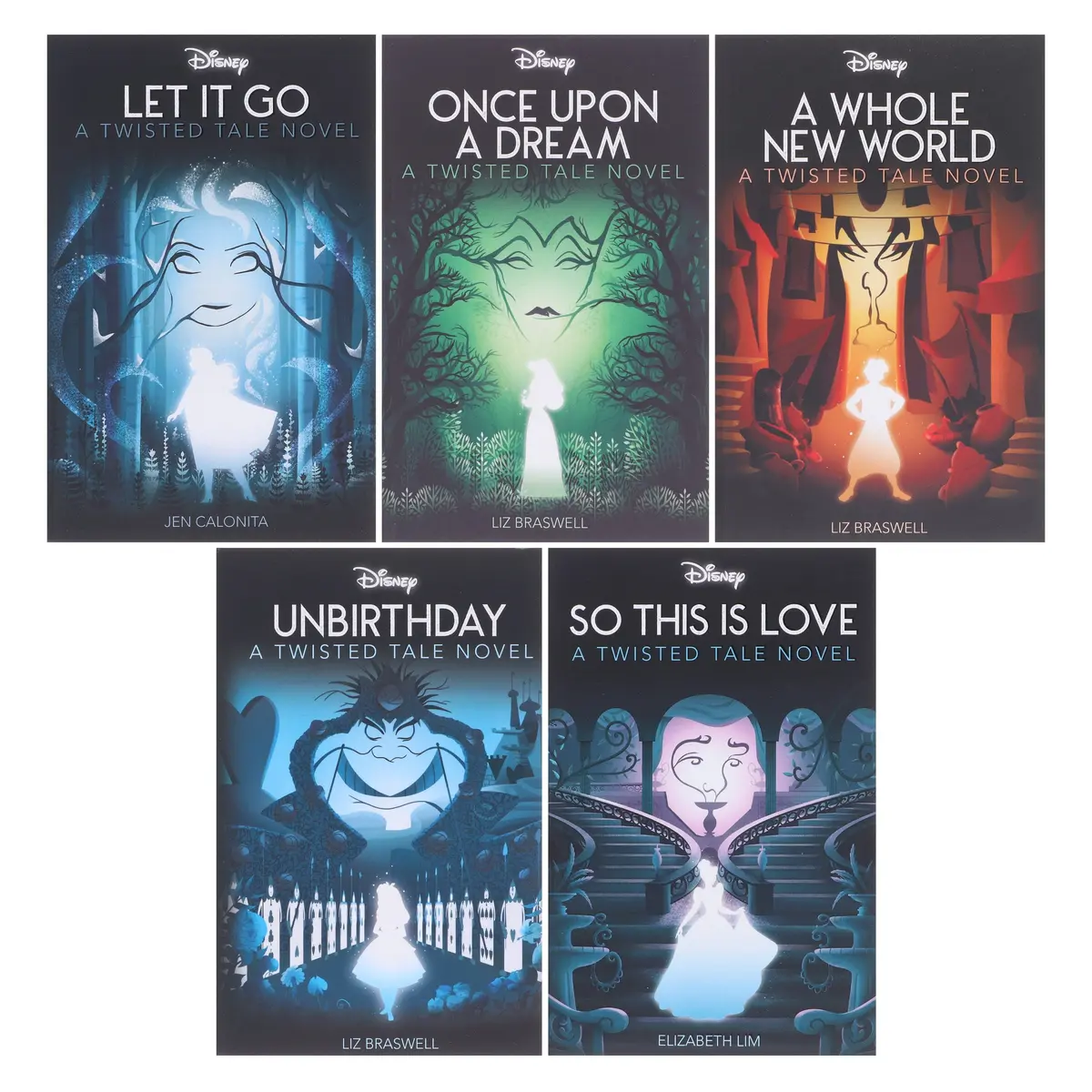 Damaged - Disney Princess Twisted Tales Series 5 Books - Paperback - V 37 1