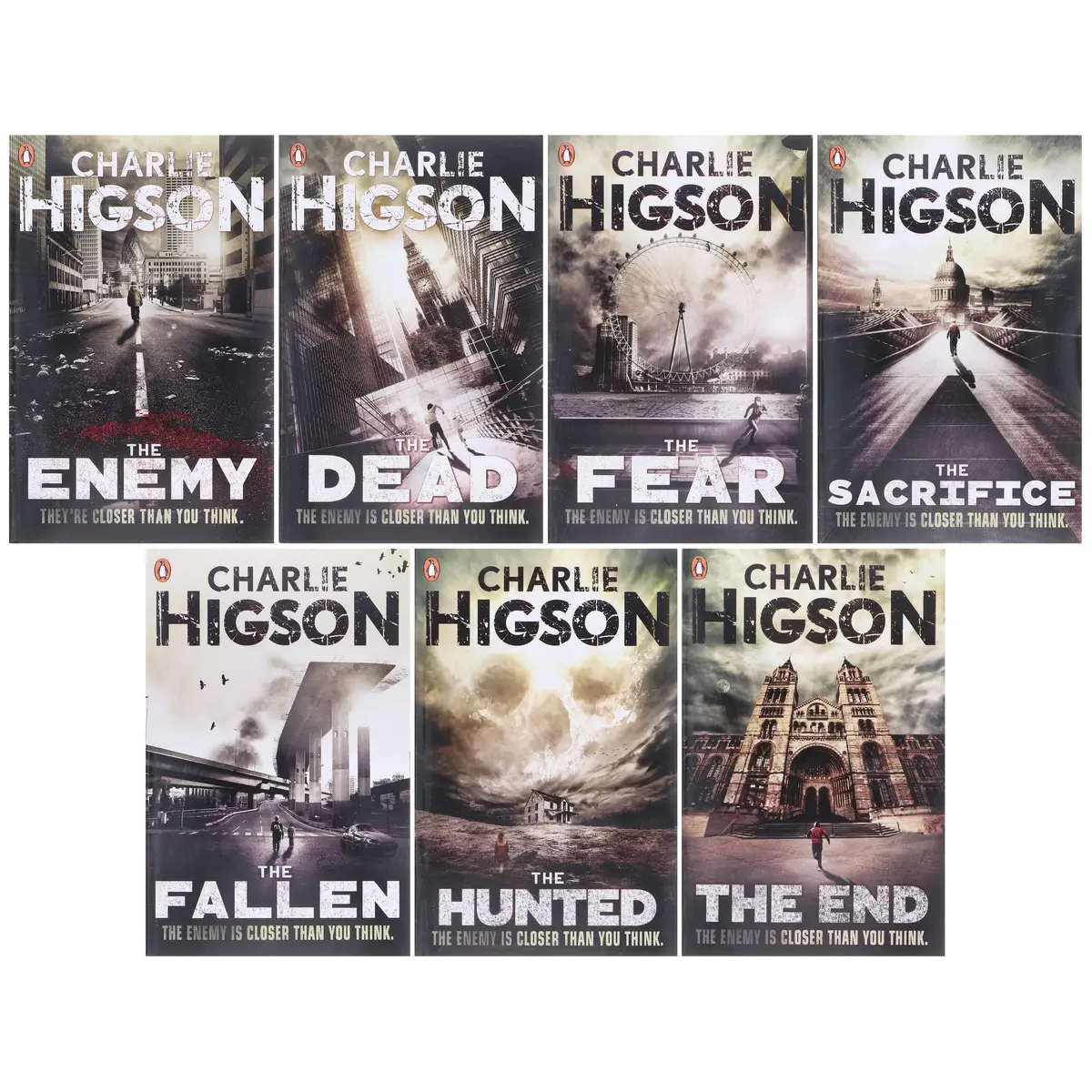 Damaged - The Enemy Series 7 Books By Charlie Higson - Ages 12+ - Paperback - V 37 1