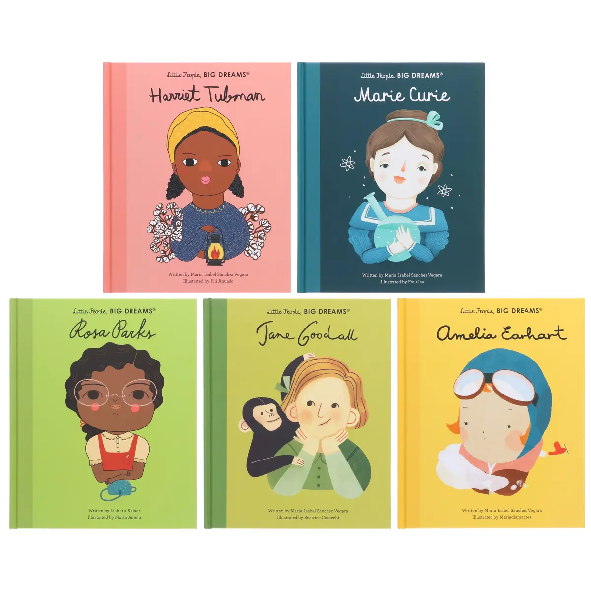 Damaged - Little People, Big Dreams: Trailblazing Women 5 Books Gift Set By Maria Isabel Sanchez Vegara - Ages 5+ - Hardback - T 37 1