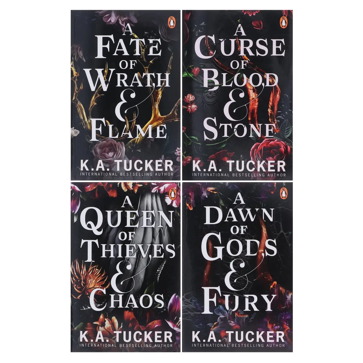 Damaged - Fate & Flame Series By K.A. Tucker 4 Books - Fiction - Paperback - V 33 1