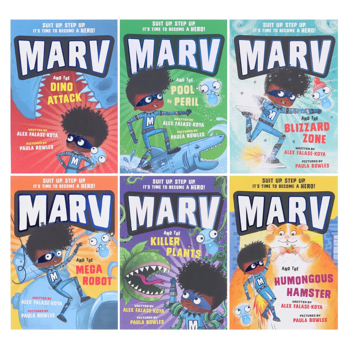 Marv Collection By Alex Falase-Koya Illustrated 6 Books Set - Ages 5+ - Paperback 1