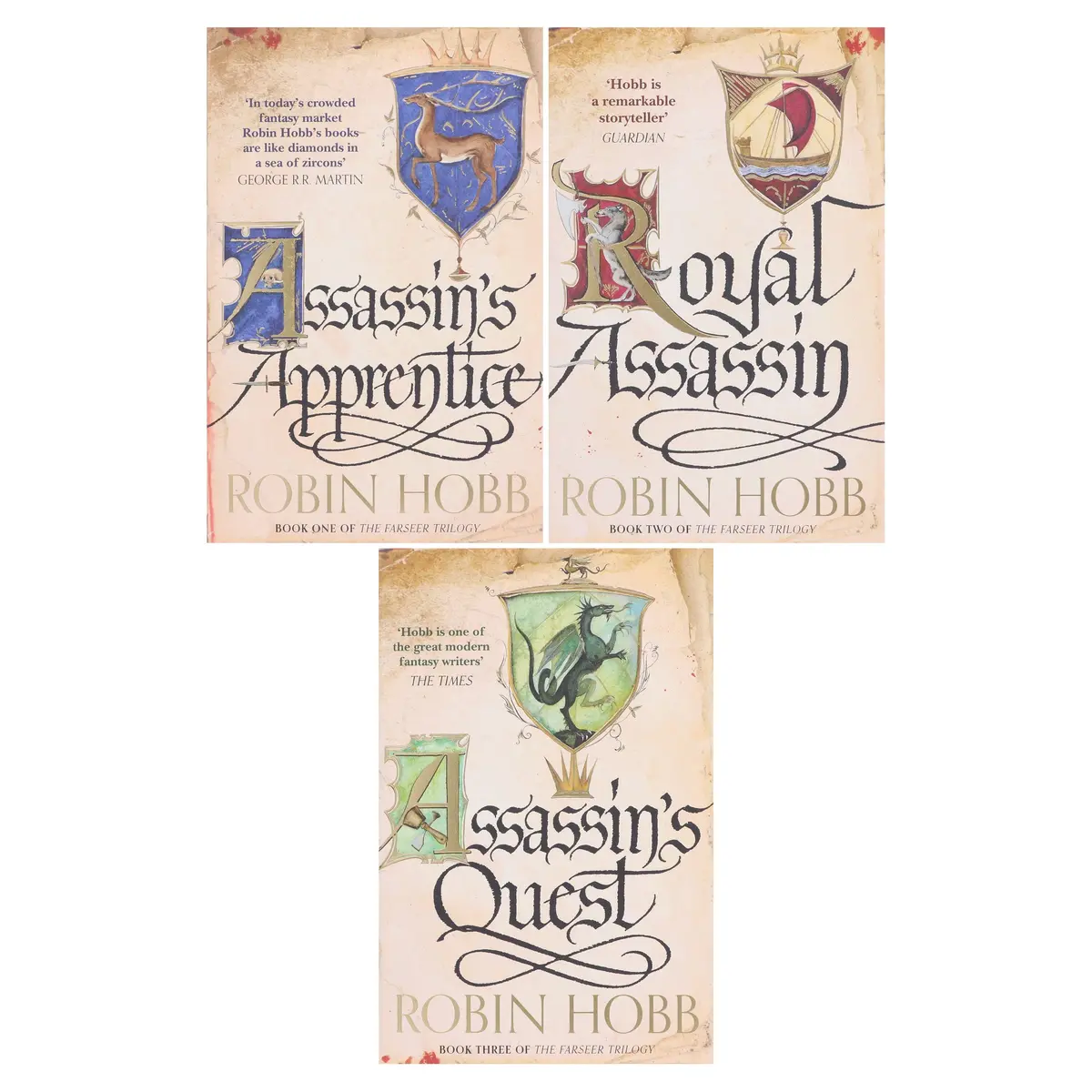Damaged - Farseer Trilogy By Robin Hobb 3 Books Collection Set - Fiction - Paperback - I 37 1
