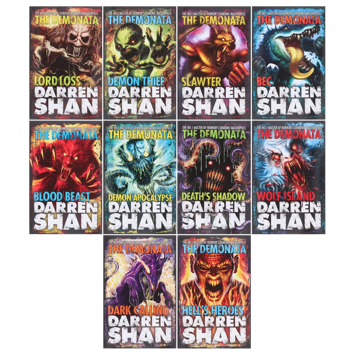 Damaged - The Demonata Series By Darren Shan 10 Books - Age 10+ - Paperback - V 37 1