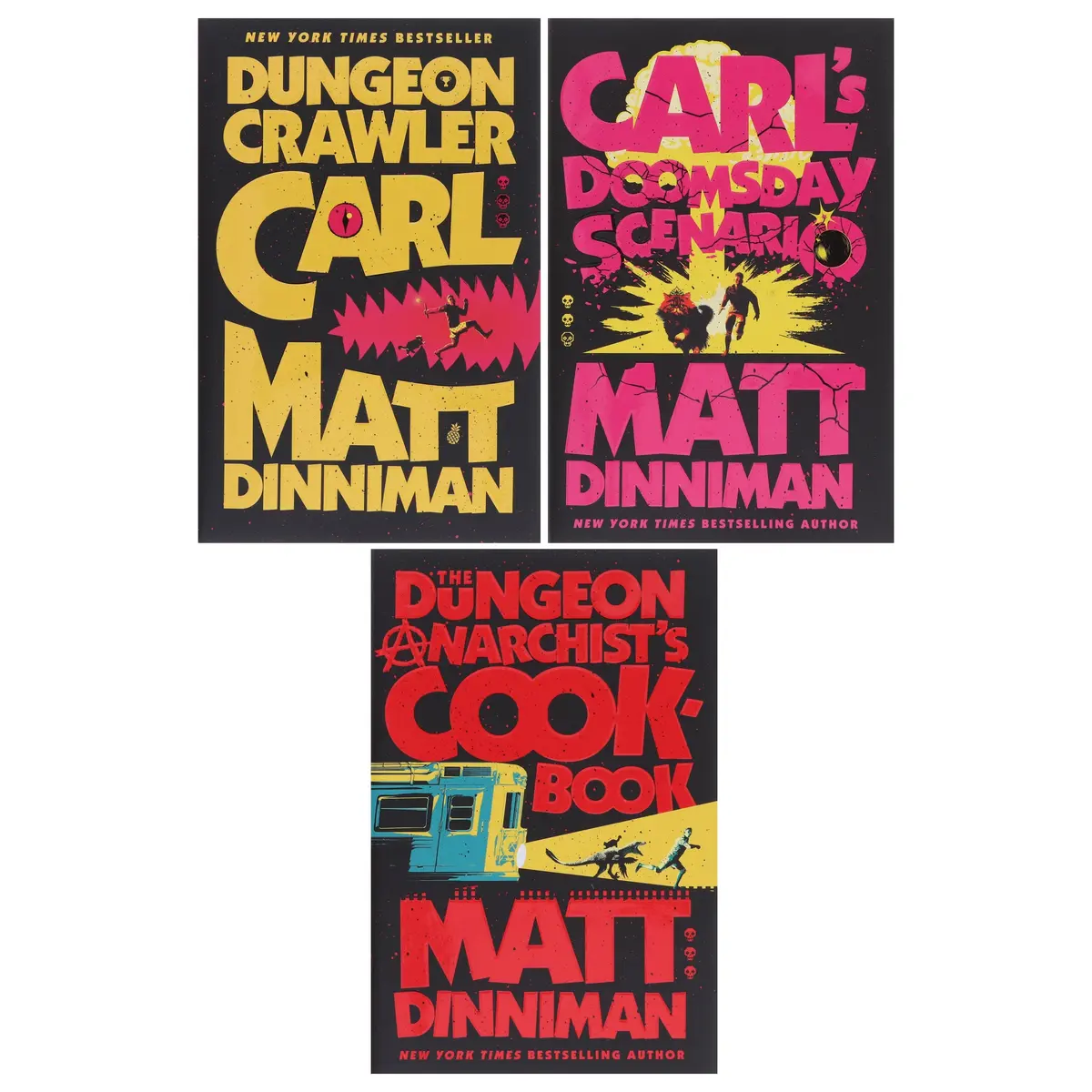 Dungeon Crawler Carl Series By Matt Dinniman 3 Books Collection Set - Fiction - Hardback 2