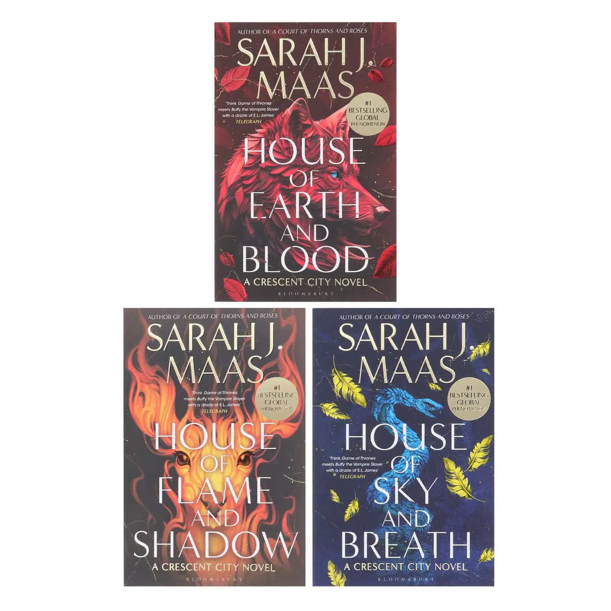 Crescent City Series By Sarah J. Maas 3 Books Collection Box Set - Fiction - Paperback 2