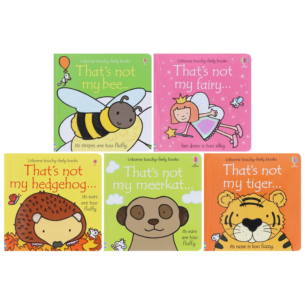 Damaged - Usborne Touchy Feely Books: That's Not My... Collection 6: 5 Books - Ages 0-3 - Board Book - V 32 1