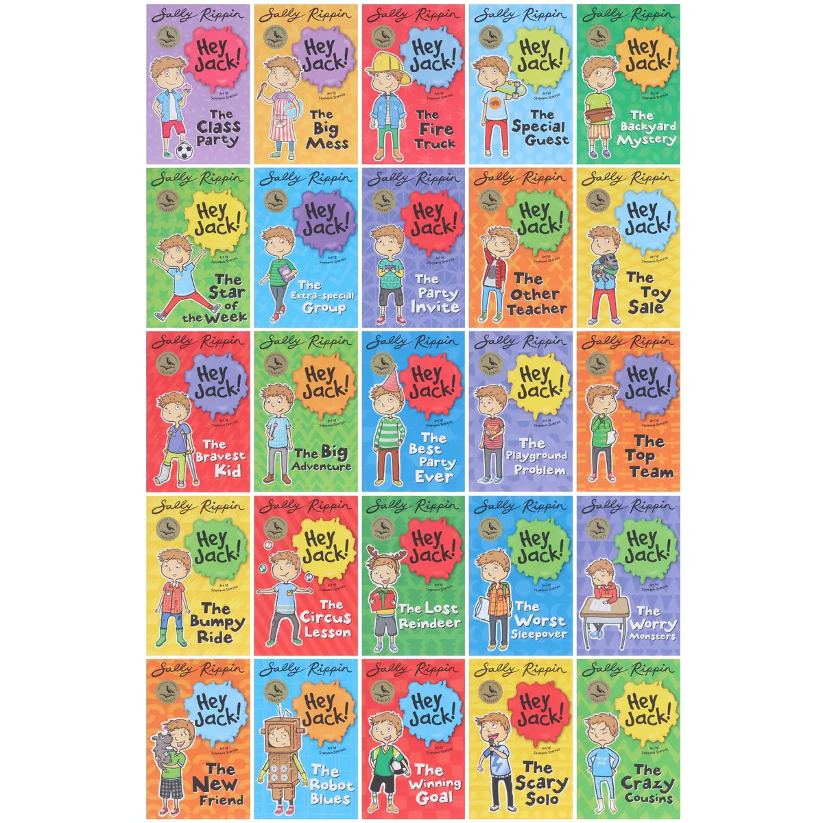 Damaged - Hey Jack! By Sally Rippin 25 Books Collection Set - Ages 5+ - Paperback - I 37 1