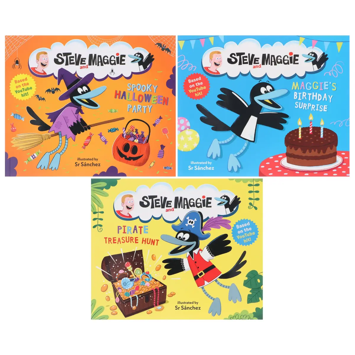 Steve And Maggie Collection Illustrated 3 Picture Books Set - Ages 3-7 - Paperback 1