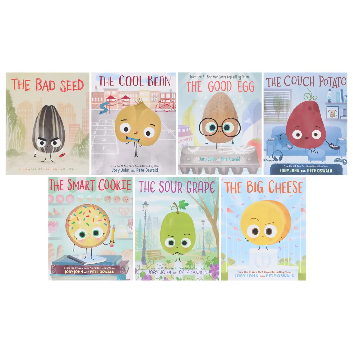 The Food Group Series By Jory John Illustrated 7 Picture Books Collection Set - Ages 4-8 - Paperback 1