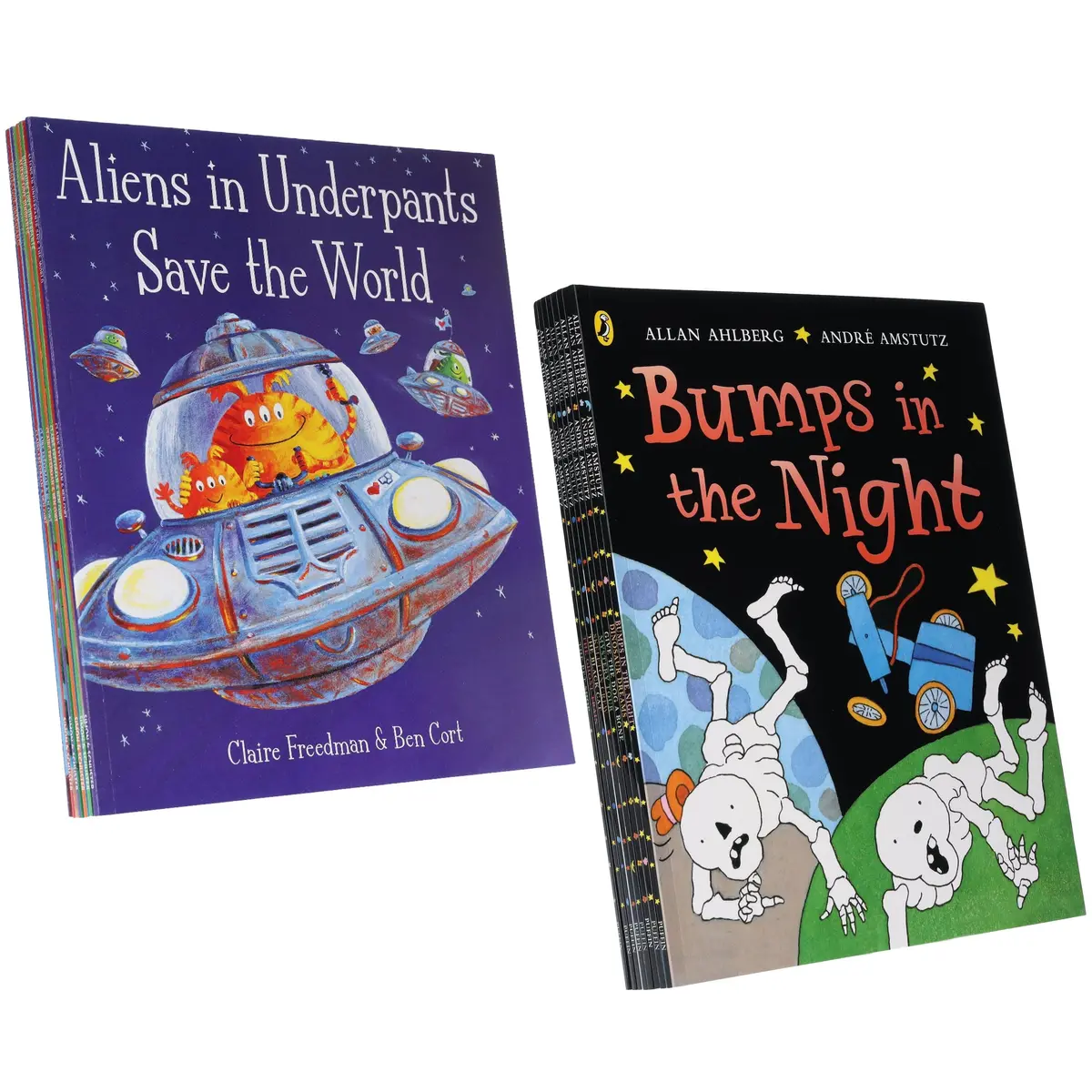 Aliens Love Underpants & Funnybones: 14 Books Collection Set - Ages 3-7 - Paperback 1