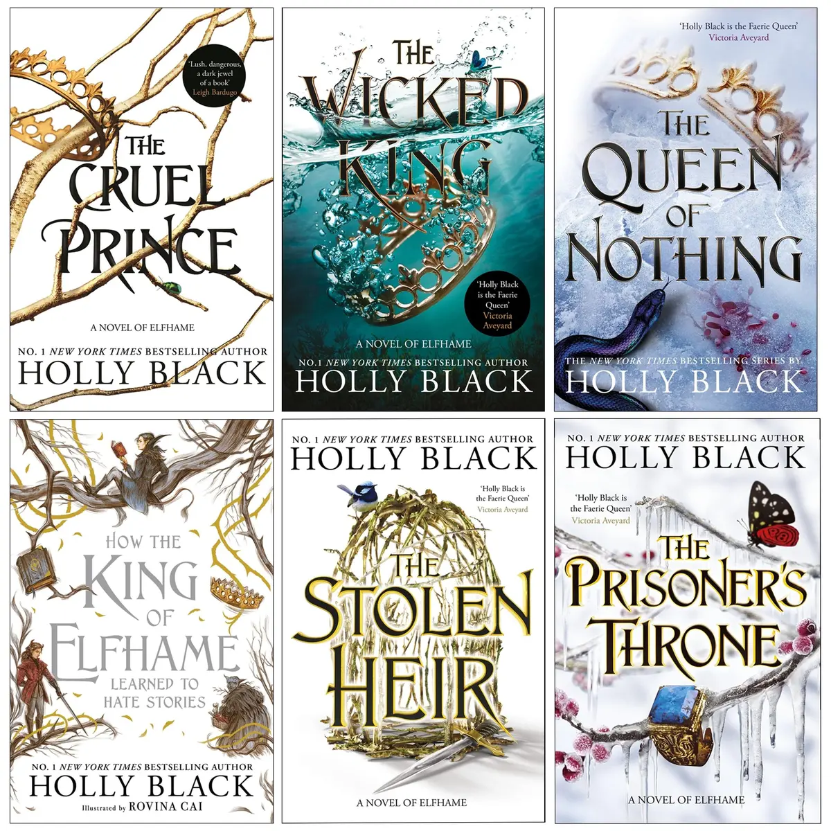 The Folk Of The Air & The Stolen Heir Series By Holly Black 6 Books Collection Set - Ages 14+ - Paperback 1
