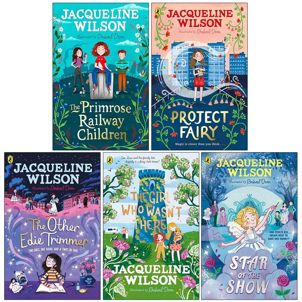 Jacqueline Wilson Collection Illustrated 5 Books Set - Ages 7+ - Paperback 1