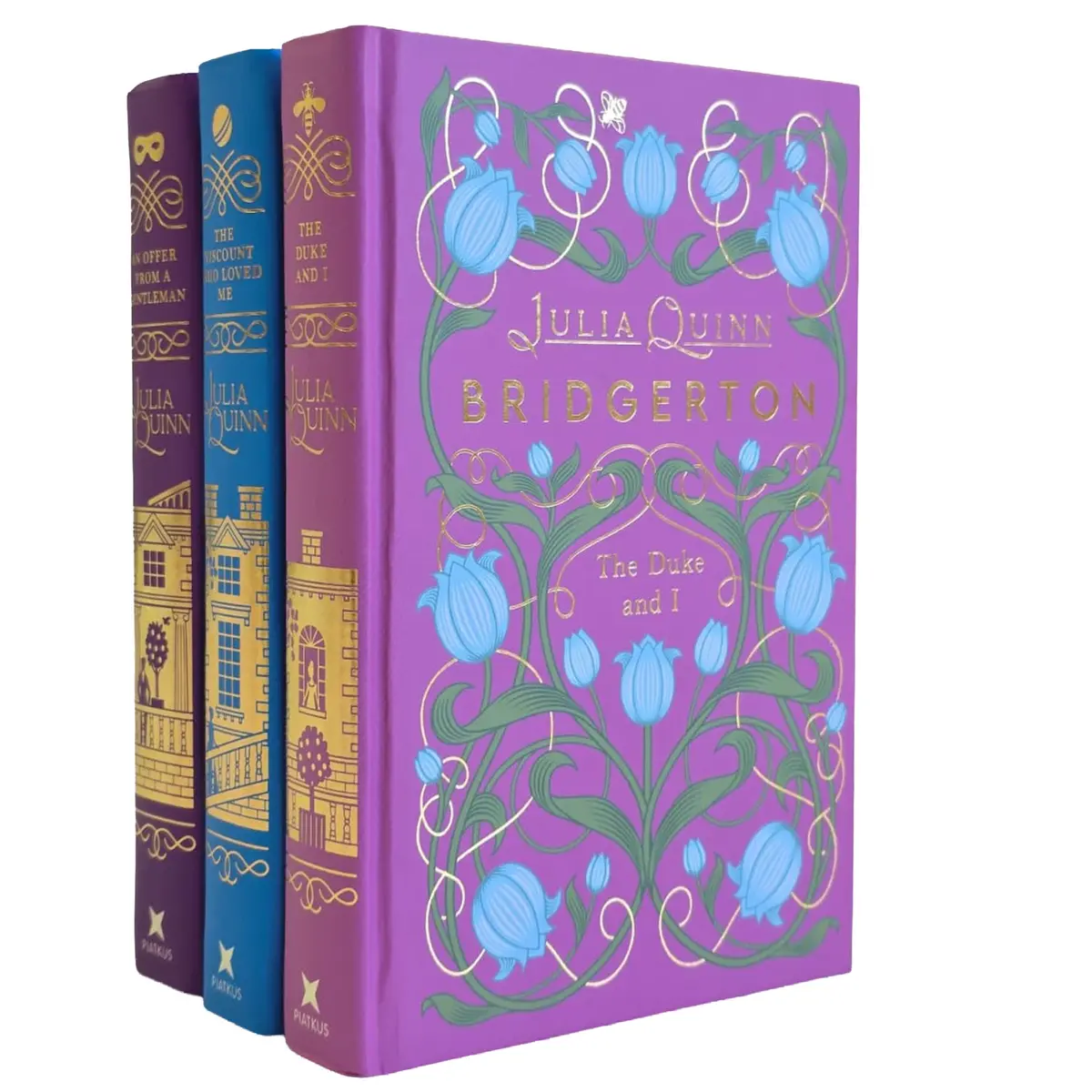 Bridgertons Series By Julia Quinn 3 Books Collector's Edition Set - Fiction - Sprayed Edges Hardback 1