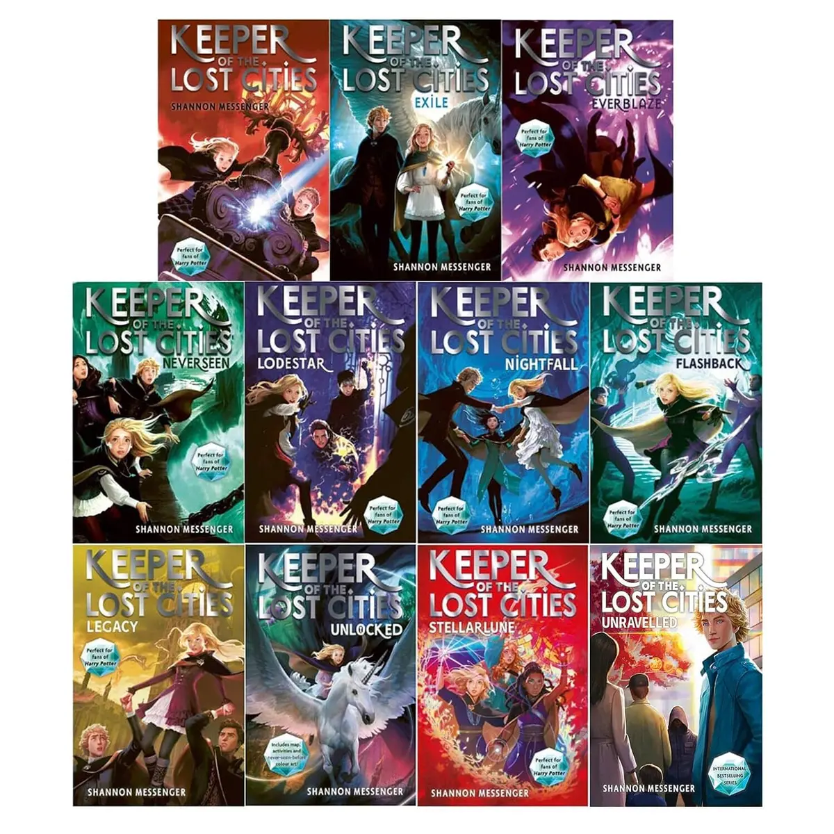 Keeper Of The Lost Cities By Shannon Messenger 11 Books Collection Set - Ages 8+ - Paperback 1