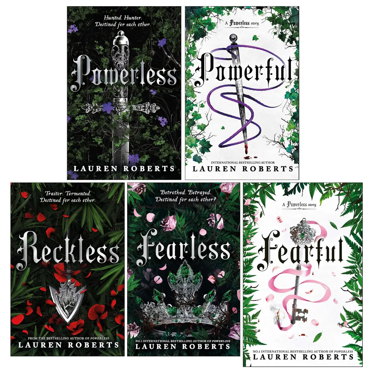 The Powerless Series By Lauren Roberts 5 Books Collection Set - Ages 14+ - Paperback/Hardback 1