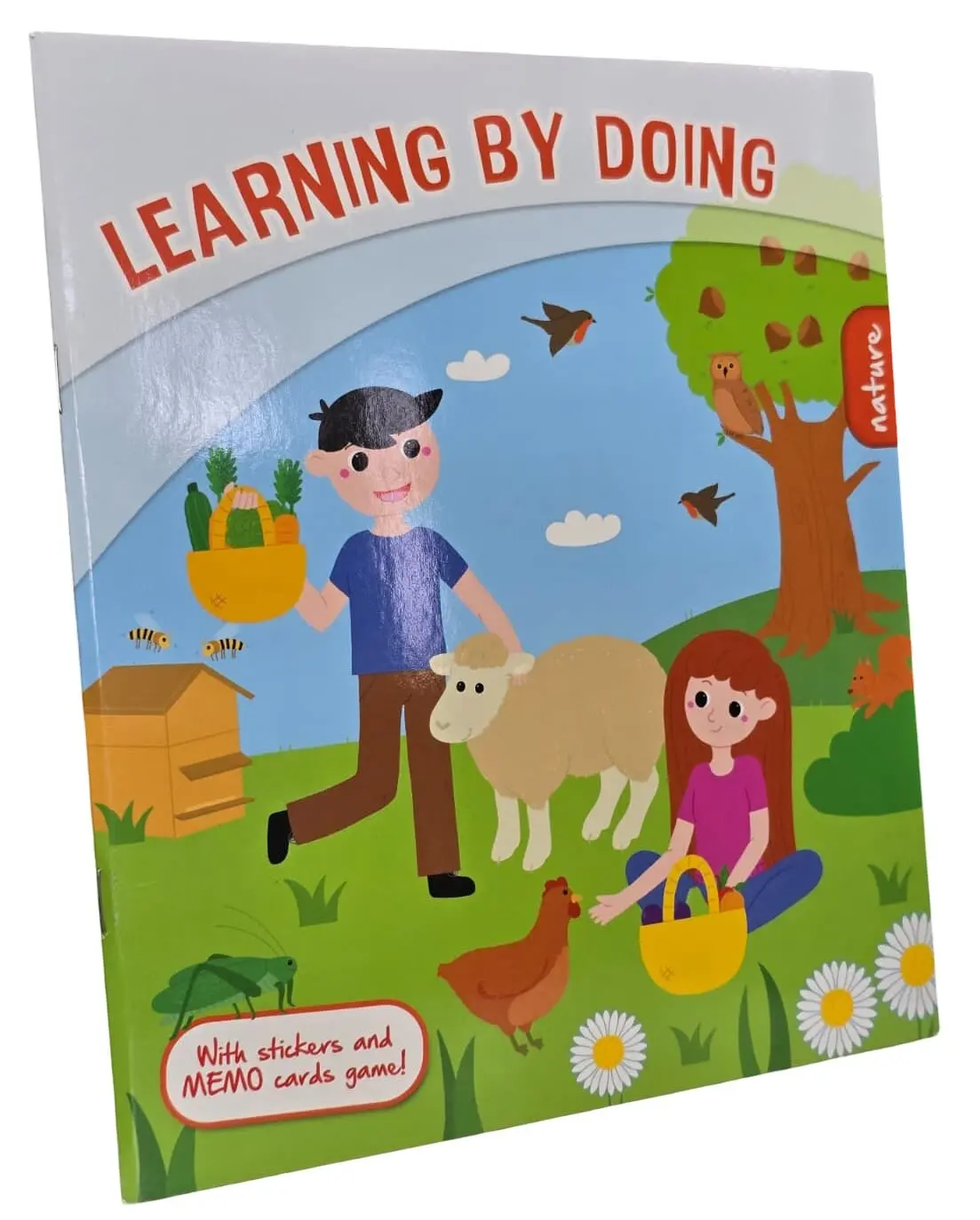 Learning By Doing: Nature With Stickers And Memo Card Game! - Ages 5-7 - Paperback 1
