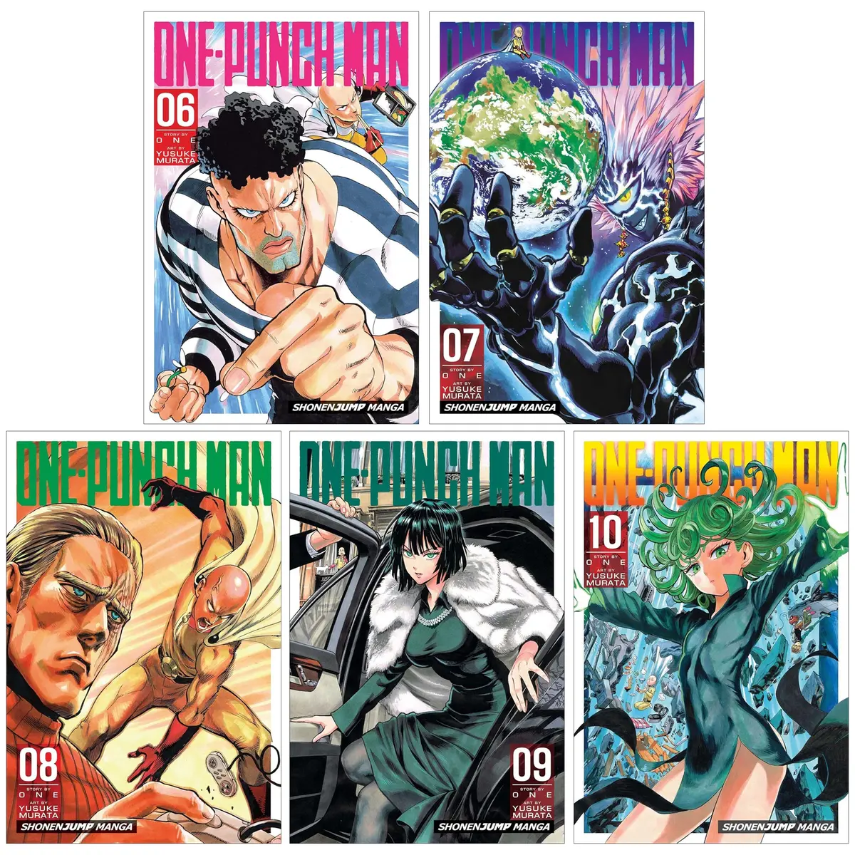 One-Punch Man Series (Vol 6-10) By One & Yusuke Murata 5 Books Collection Set - Manga - Paperback 1