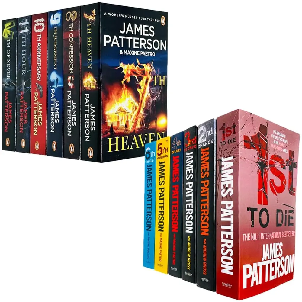 Women's Murder Club By James Patterson: Books 1-12 Collection Set - Fiction - Paperback 1