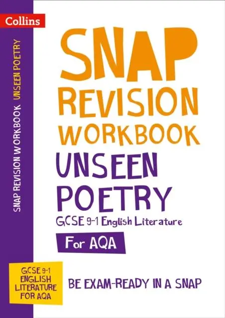 Aqa Unseen Poetry Anthology Workbook : For The 2020 Autumn & 2021 Summer Exams 1