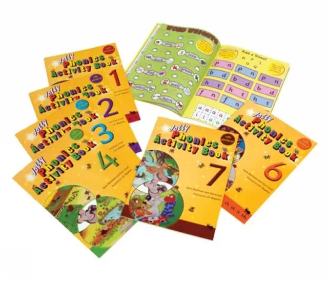 Jolly Phonics Activity Books 1-7 : In Precursive Letters (British English Edition) 1
