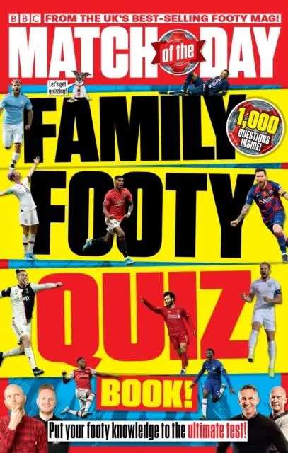 Match Of The Day Family Footy Quiz Book 1