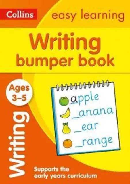 Writing Bumper Book Ages 3-5 : Prepare For Preschool With Easy Home Learning 1