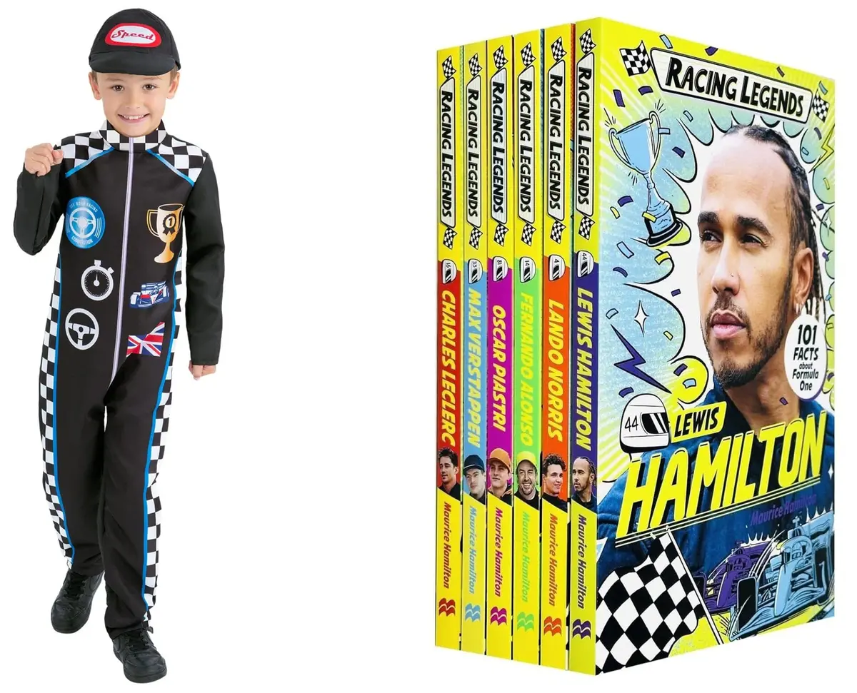Racing Legends: 101 Facts About Formula One By Maurice Hamilton 6 Books Collection Set With Racing Driver Costume 1