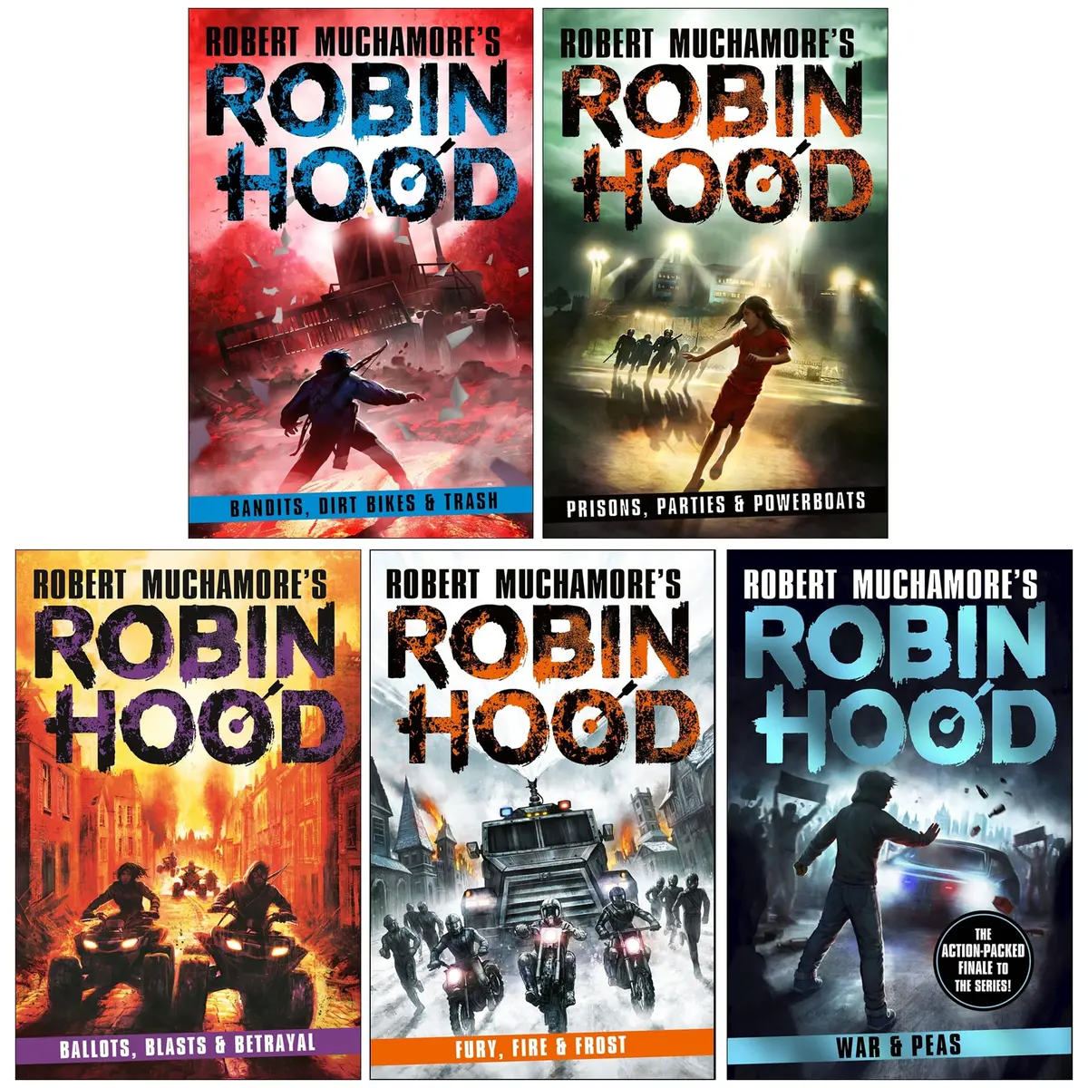 Robin Hood Series (Vol 6-10) By Robert Muchamore 5 Books Collection Set - Ages 12-17 - Paperback 1